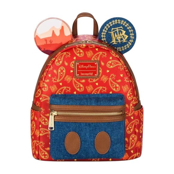 Disney Loungefly Mickey Mouse Main Attraction Thunder Mountain Railroad Backpack main image 10